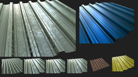 Roof Sheet Pbr Material