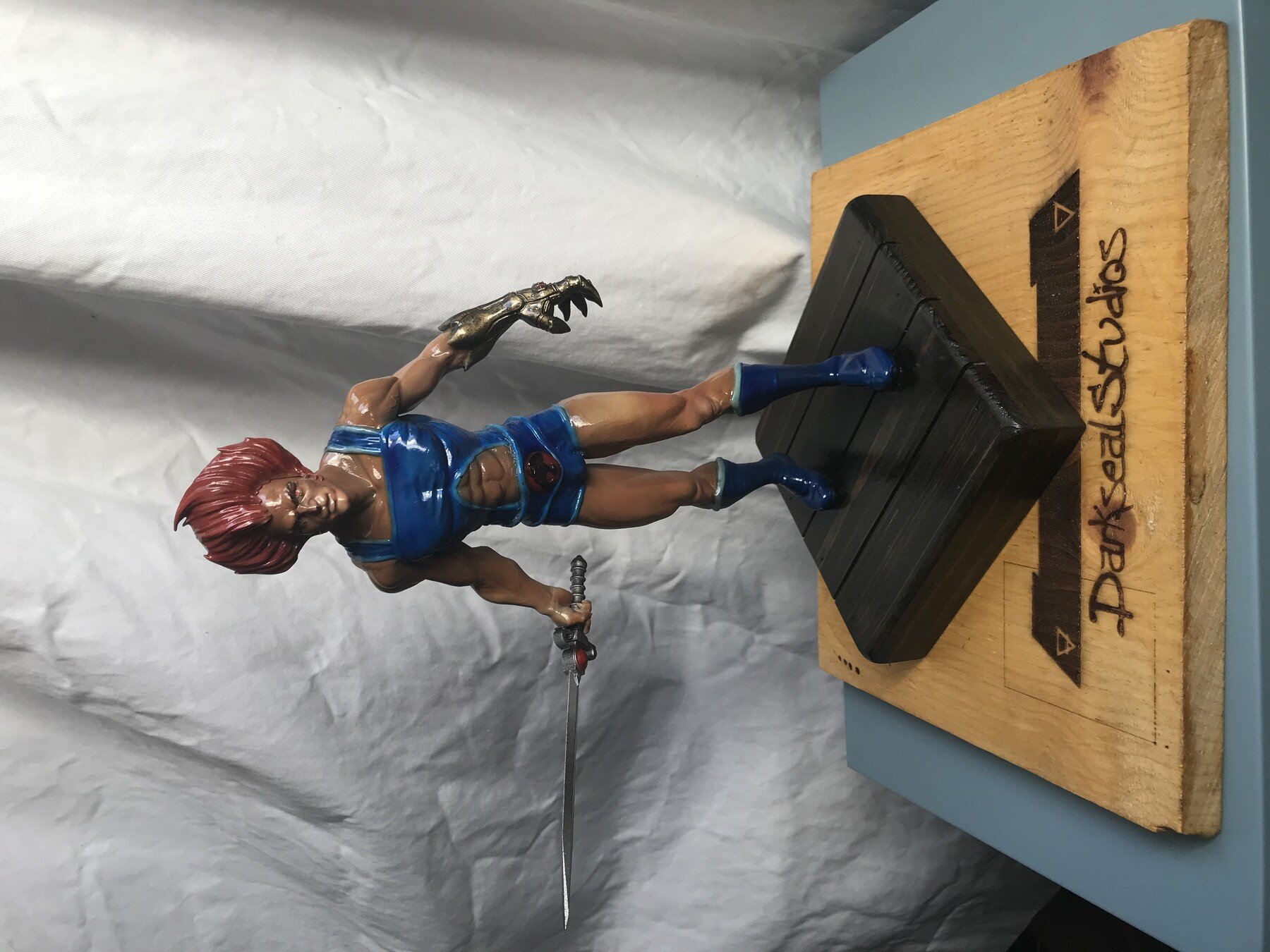 Lion-o Thundercats Figure with Sword of Omens and Claw Shield for 3d  printing in resin