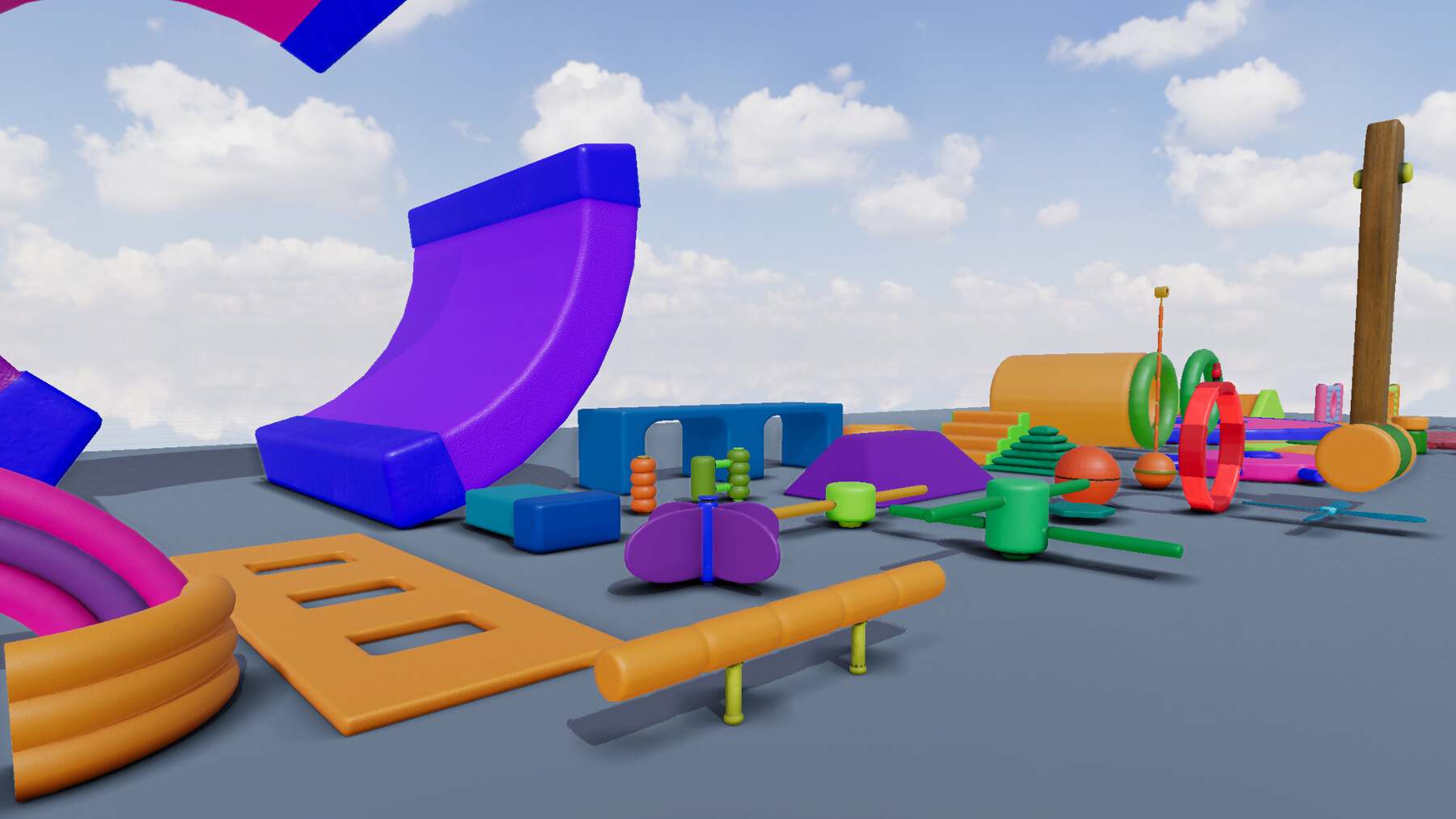 Artstation Fun Obstacle Course Expansion For Unity Engine Game Assets 4426