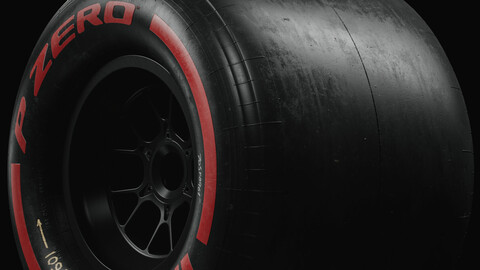 F1 Pirelli Slick SOFT Tire (Real World Details)