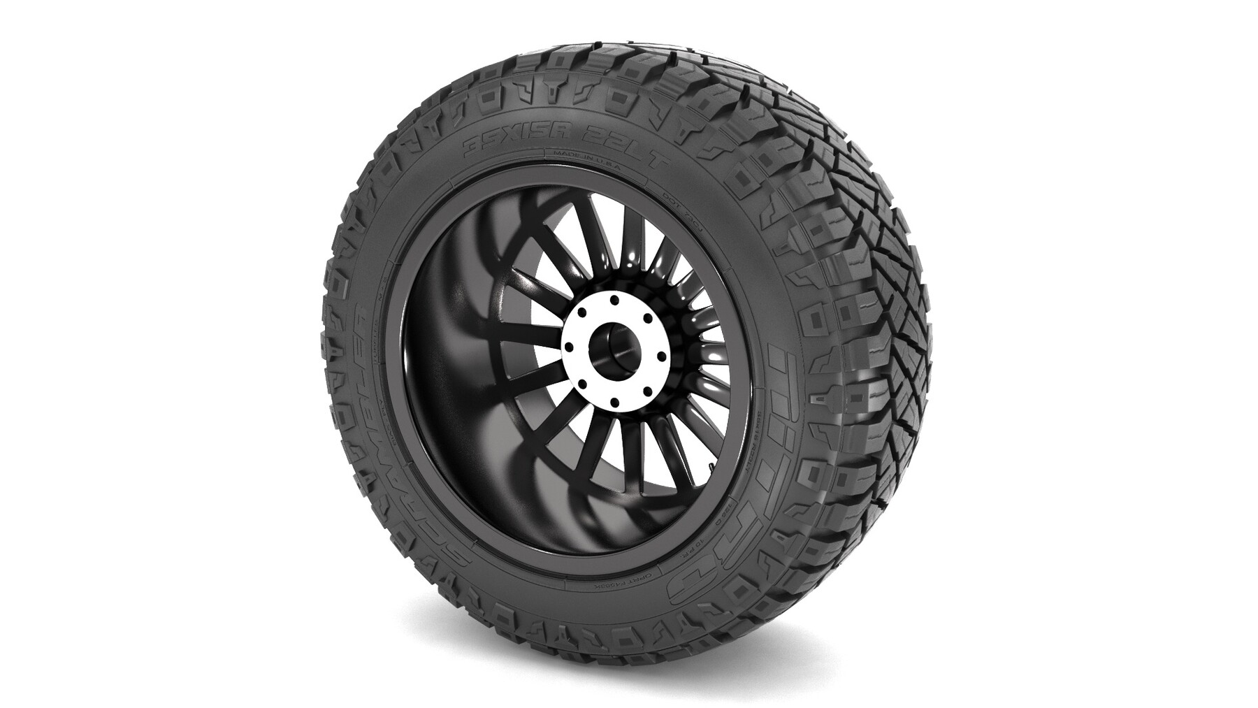 ArtStation OFF ROAD WHEEL AND TIRE 15 Game Assets