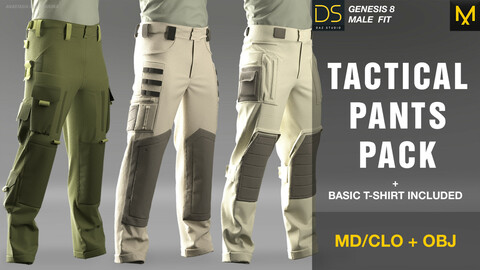 Tactical pants pack.   MD/CLO + OBJ