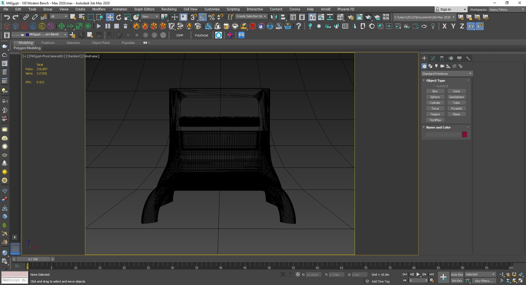 ArtStation Outdoor Unique Bench Resources   File 