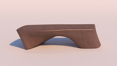 Sculpture Wooden Bench