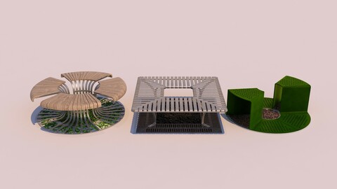 Tree Bench Grates