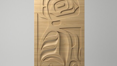 Northwest Coast Art Panel - Design 02