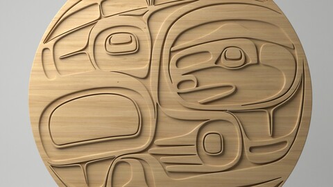 Northwest Coast Art Circular - Design 03