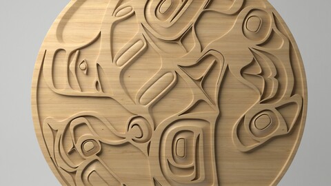 Northwest Coast Art Circular - Design 11