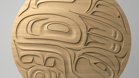 Northwest Coast Art Circular - Design 13