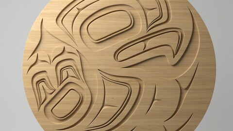 Northwest Coast Art Circular - Design 19