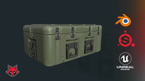 Game Asset Pipeline - Military Crate