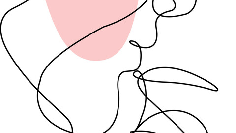 illustration of a kiss