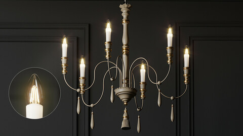 Casa Florentina Antonio 6-Light Chandelier