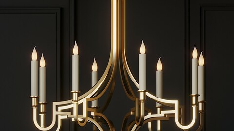 Chapman & Meyers Mykonos 8-Light Small Chandelier