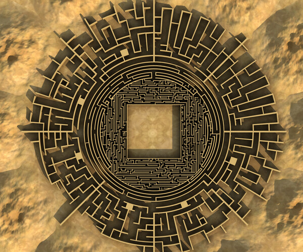 ArtStation - Labyrinth - Maze Runner - 2Ds-3Ds | Resources