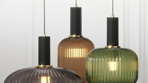 Nordic Style Ribbed Glass Mini