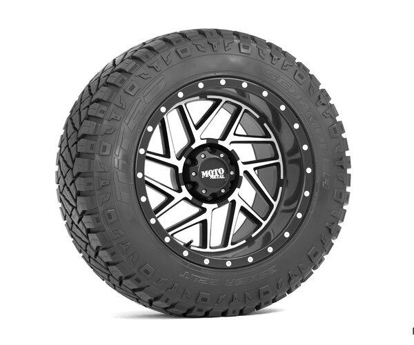 ArtStation OFF ROAD WHEEL AND TIRE 13 Game Assets