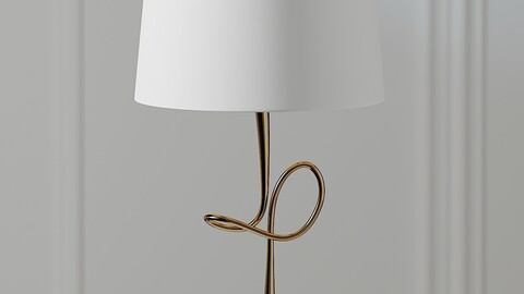 Hensley  Gold-Clear Table Lamp