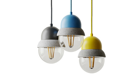 Maayan - Pendant Lightweight Concrete Lamp
