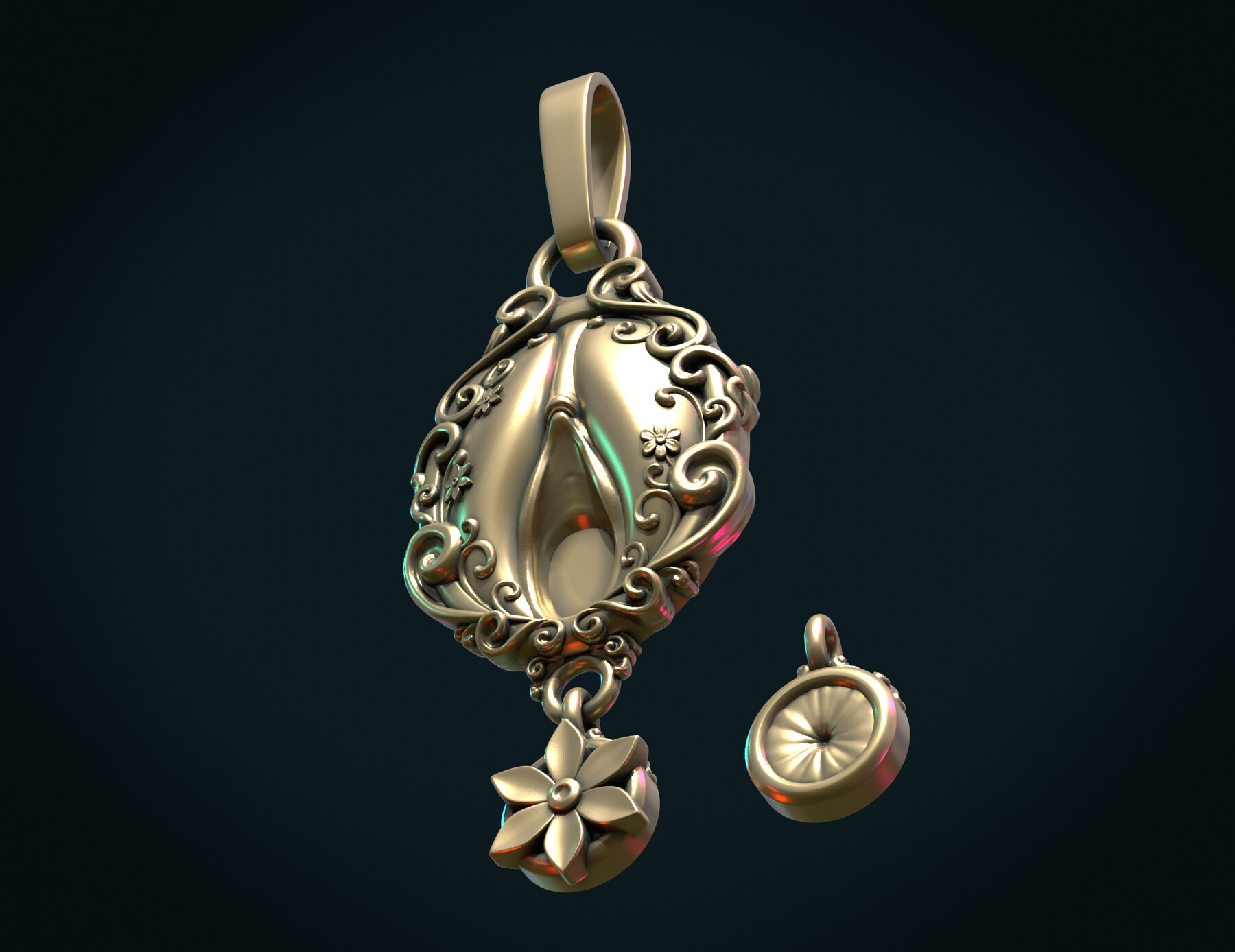 ArtStation - Vagina ornate pendant | Resources