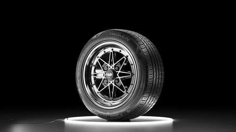 Wheel set NEXEN NFERA AU7 tire with WORK EQUIP 03 rim