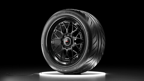 Wheel set NEXEN NFERA SUR4G tire with Rotiform LVS-M rim