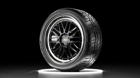 Wheel set Falken Azenis RT 615 K tire with BBS LM rim