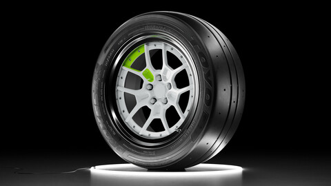 Wheel set TOYO PROXES RR tire with Rotiform ZMO rim