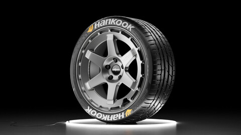Wheel Set Hankook Ventus S1 evo3 tire with Rotiform KB1 rim