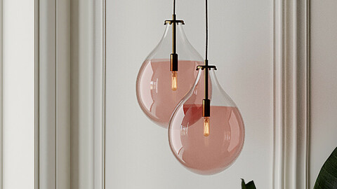 Teardrop Pendant Lamp by Tracy Glover