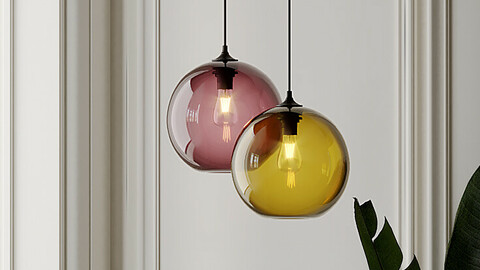 Solitaire Pendant Lamp By Jeremy Pyles for Niche