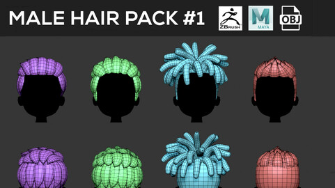 Male Hair Pack #1