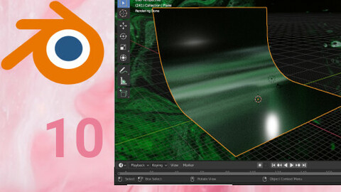 Abstract environment/scene Blender