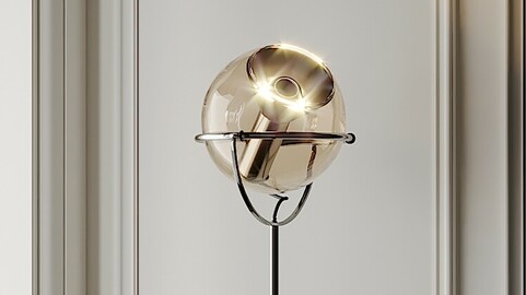 Globe 2000 Floor Lamp by Frank Ligtelijn