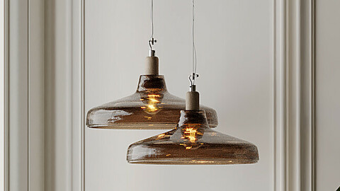 Dover Glass Pendant Light By Paolo Rizzatto