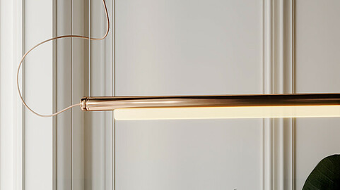 Pipeline CM2 LED Linear Suspension Light By Caine Heintzman, from ANDlight