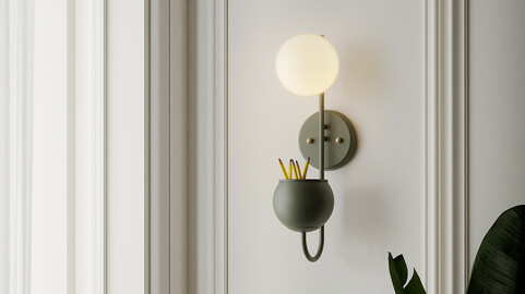 Modern Chic 1 Light Wall Sconce