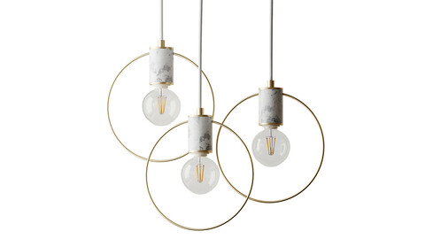 1  Light Single Geometric Pendant