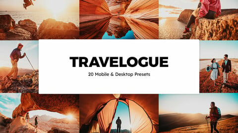 20 Travelogue LUTs and Lightroom Presets