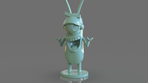 Plankton Arttoy Sculpture