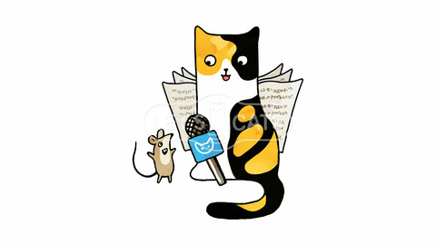 Cat journalist