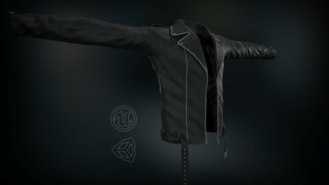 Black Jacket-3D Model