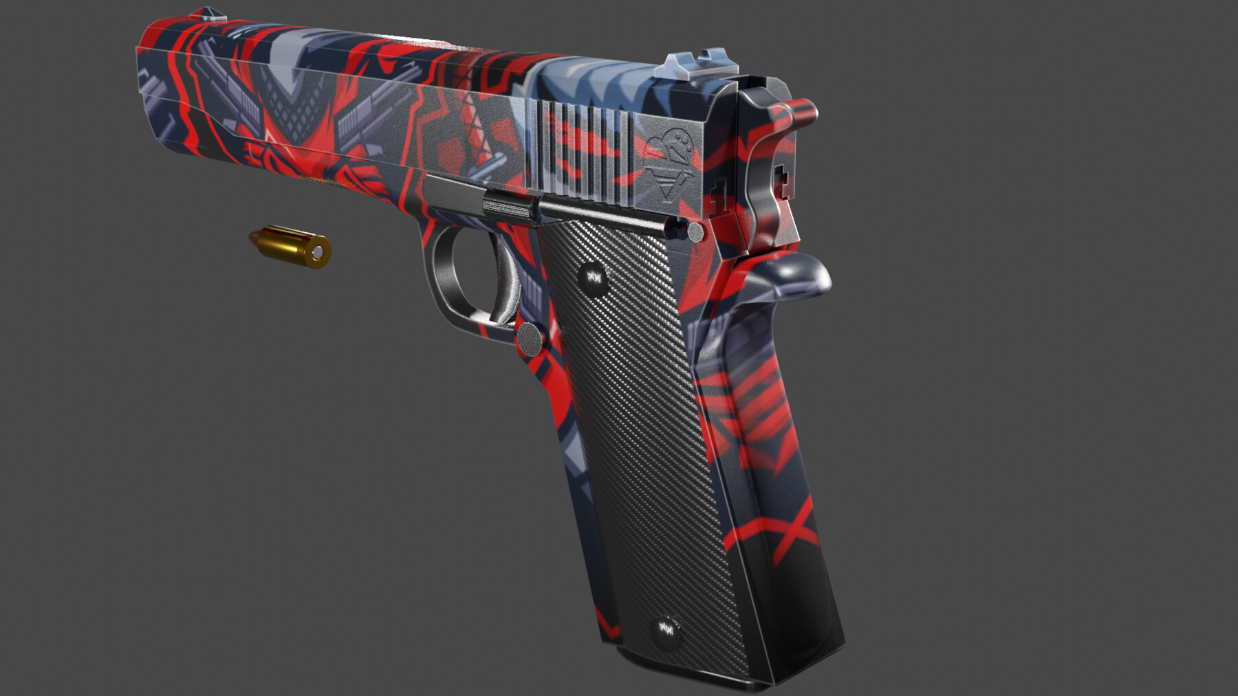 Colt 1911 - 3D Model by FIRA