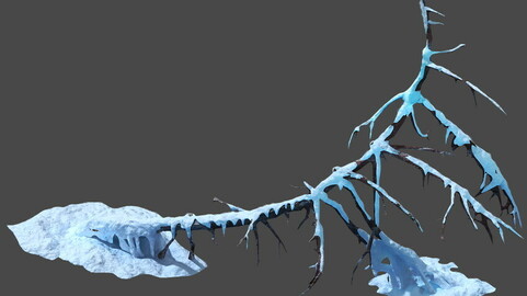 Game Model - snow - ice with maple 02 01