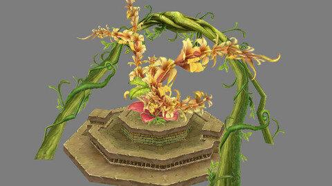 Game Model Arena - a huge plant 01