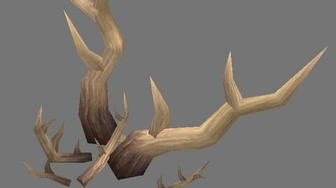 Game Model Arena - antlers  Weapon Rack 01