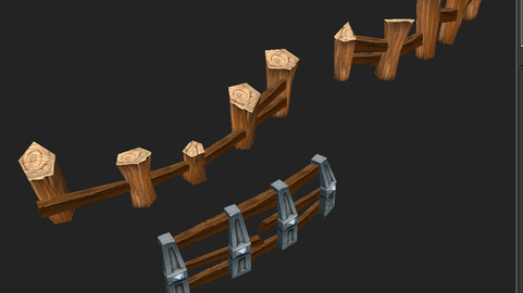 Game Model Arena - Fence 0011 01