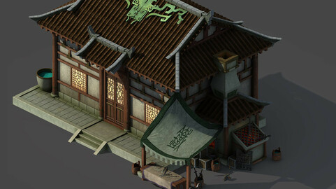 Gang building - blacksmith shop
