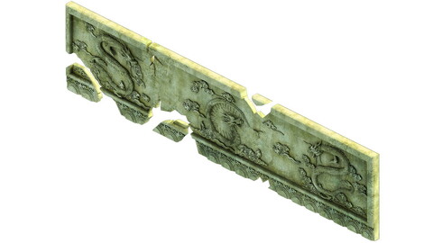 The old stone carvings - dragon 03