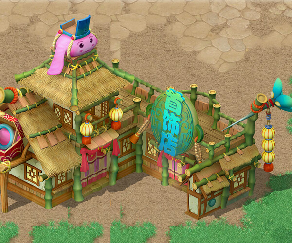 ArtStation Cartoon World Jewelry Store Game Assets